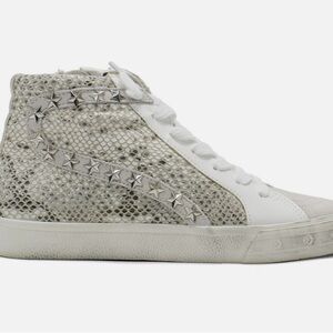 Vintage Havana Hi Top SnakeSkin Motif Fashion Sneaker 7